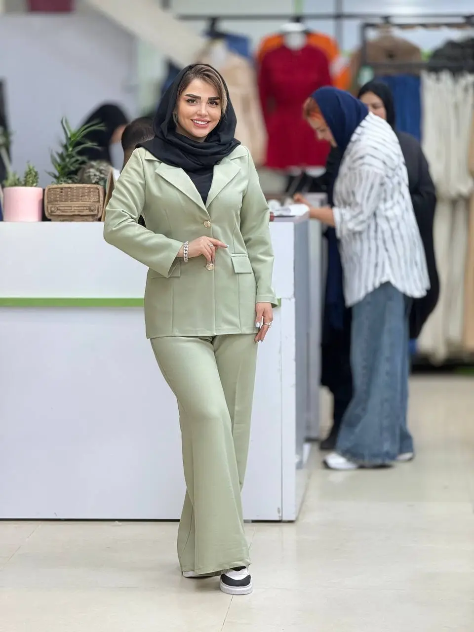 کت شلوار دو دکمه کوتاه کجرا